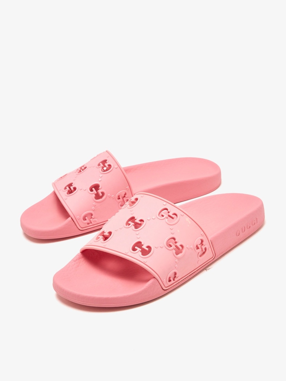 Gucci Rubber GG Slide Sandals